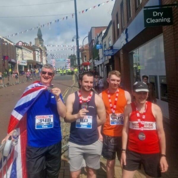 run group photo